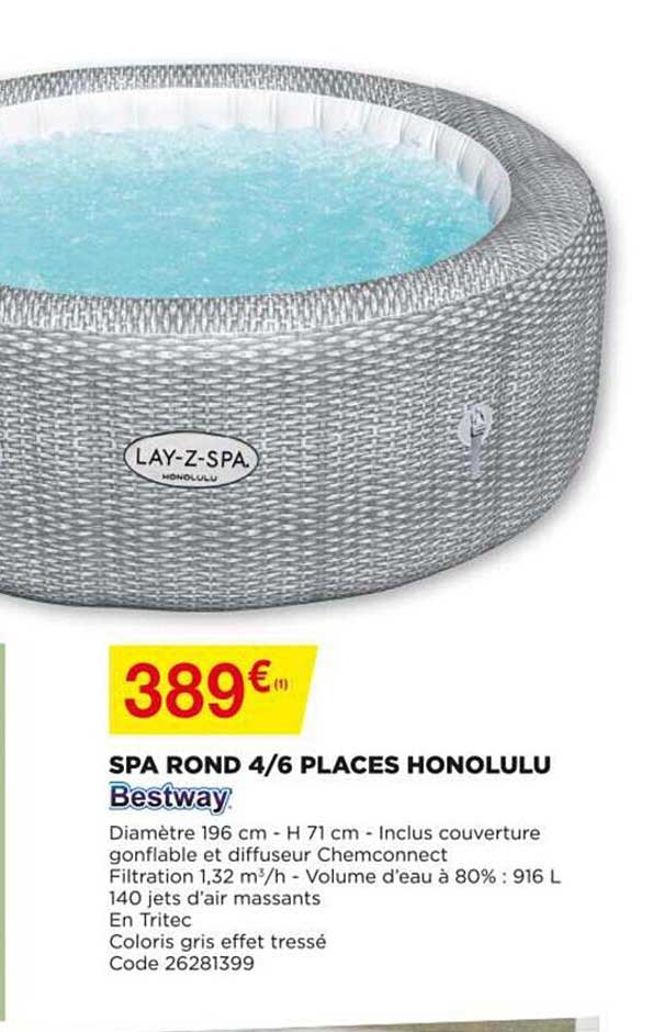 spa rond 4-6 places honolulu bestway