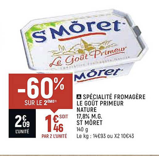 specialite fromagere le gout primeur nature st moret