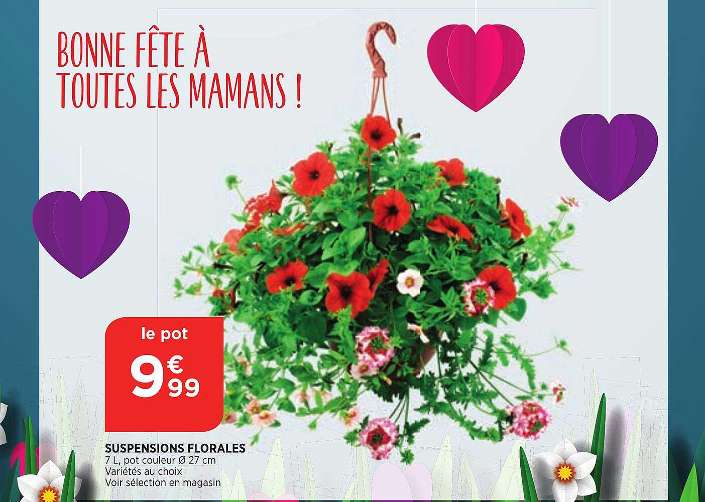 suspensions florales