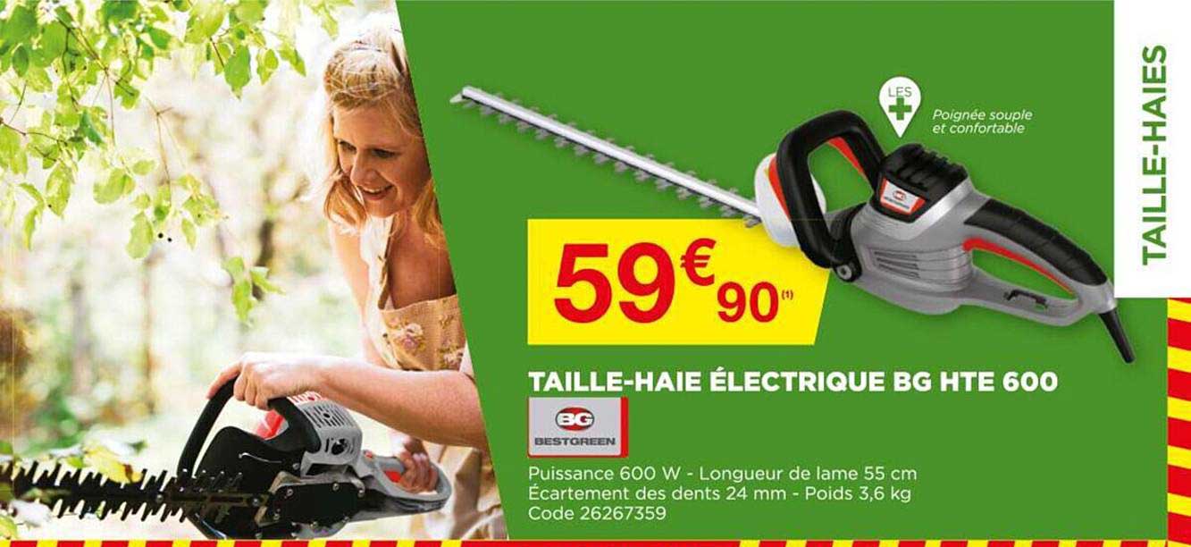 taille-haie électrique bg hte 600
