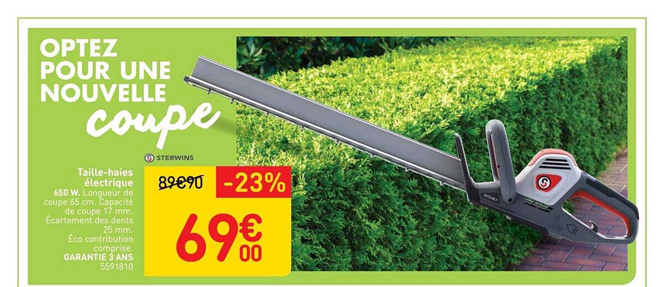 taille-haies électrique sterwins
