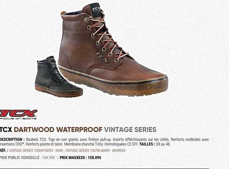 tcx dartwood waterproof vintage series
