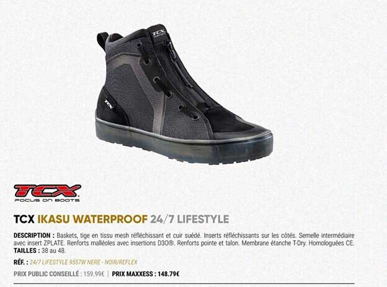 tcx ikasu waterproof 24-7 lifestyle