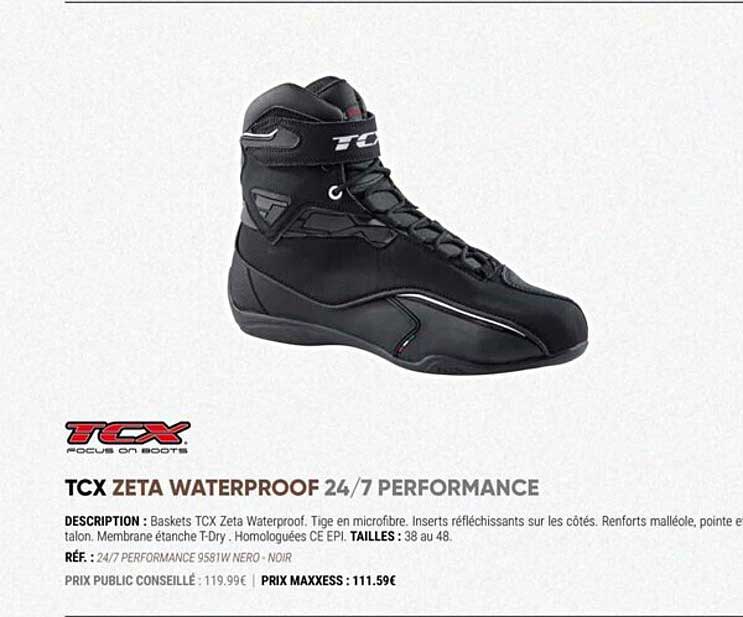 Tcx Zeta Waterproof 24-7 Performance