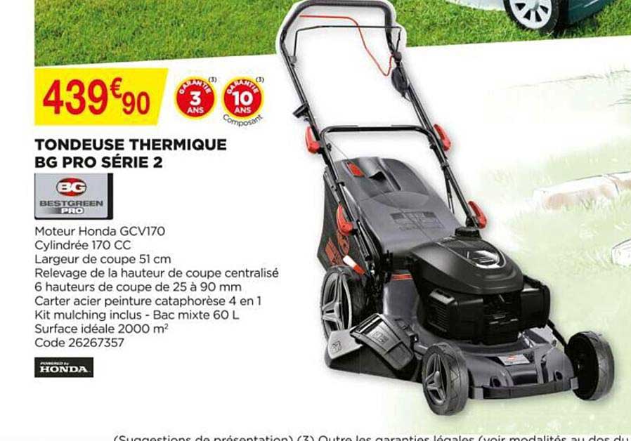 Tondeuse Thermique Bg Pro Série 2