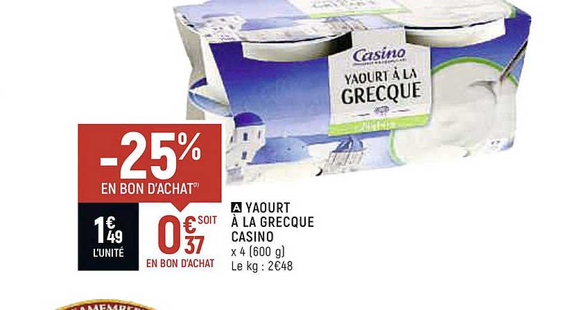 Yaourt A La Grecque Casino