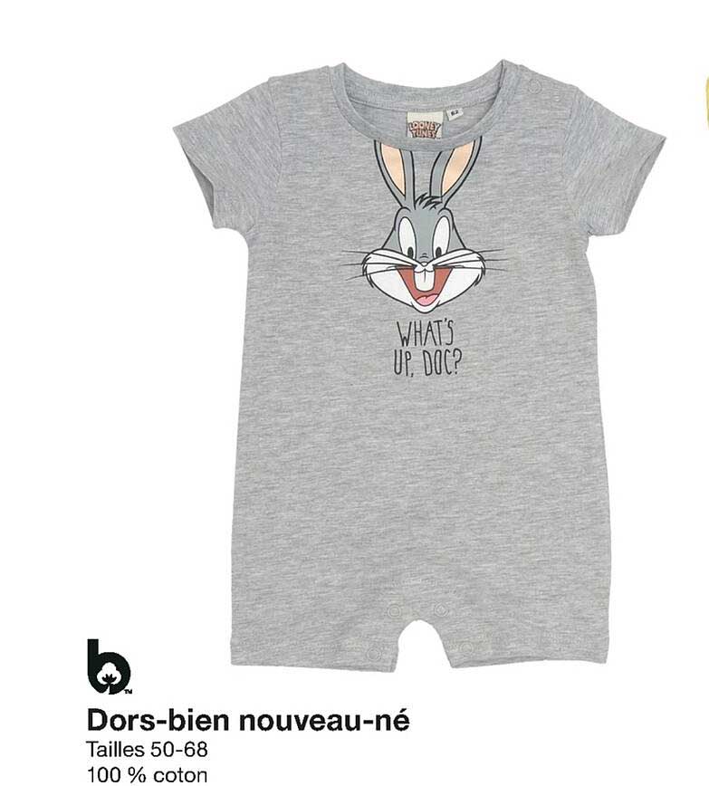 dors-bie nouveau-né tailles