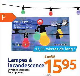 lampes à incandescence