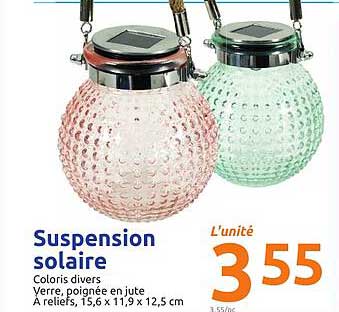 Suspension Solaire