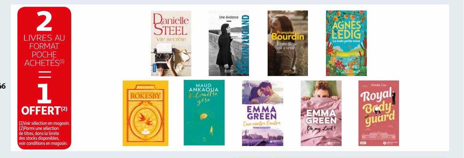 2 livres au format poche