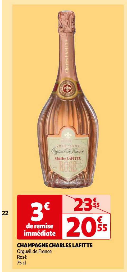 Champagne Charles Lafitte Orgueil De France Rosé