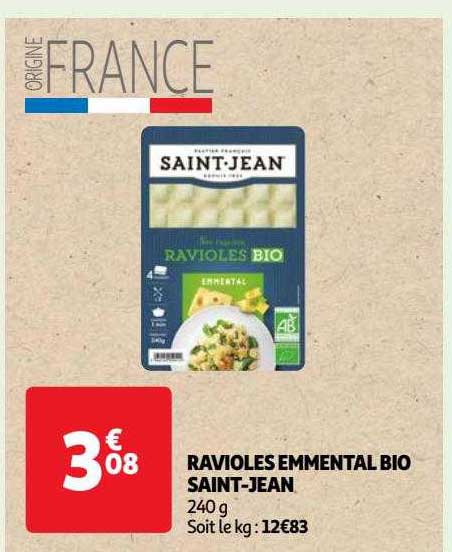 ravioles emmental bio saint-jean