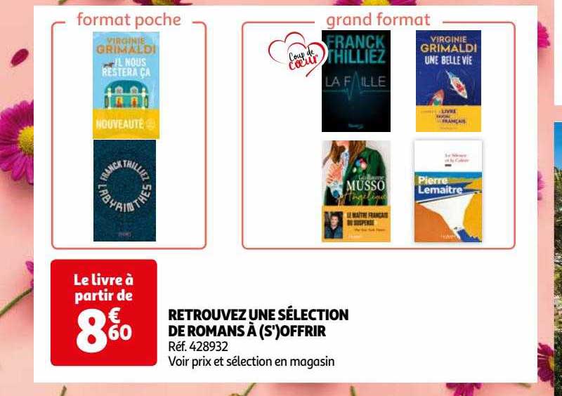 sélection de romans à (s') offrir