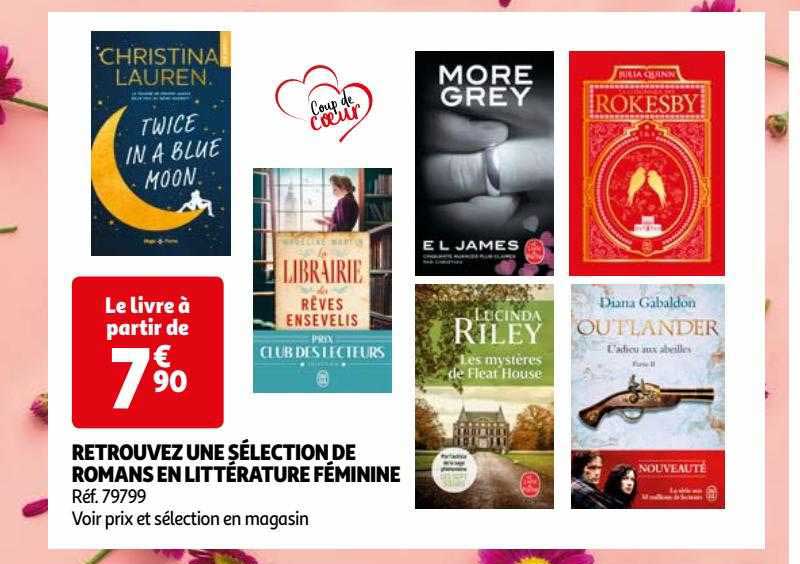 sélection de romans en littérature féminine