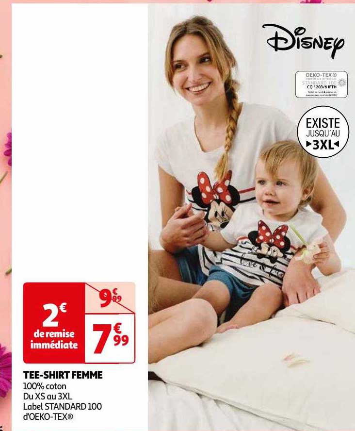 tee-shirt femme disney