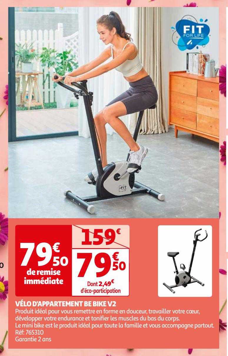 vélo d'appartement be bike v2