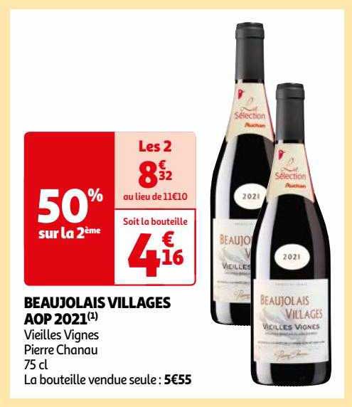 beaujolais villages aop 2021 vieilles vignes pierre chanau