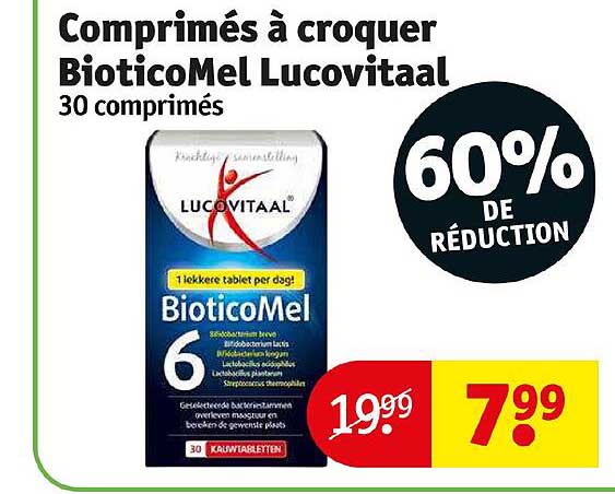 comprimés à croquer bioticomel lucovitaal