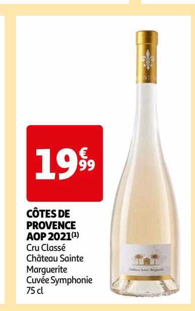 côtes de provence aop 2021 cru classé château sainte marguerite cuvée symphonie