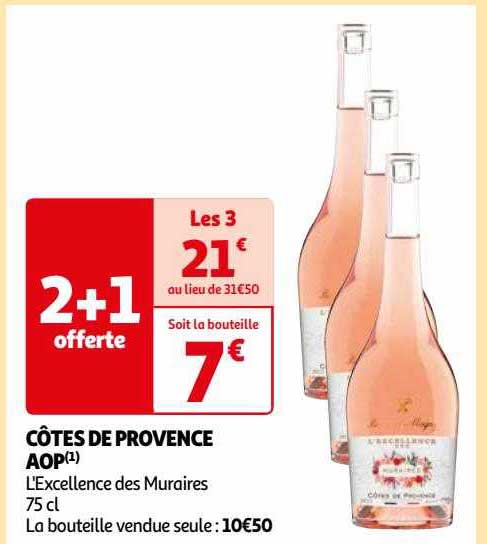 côtes de provence aop l'excellence des muraires