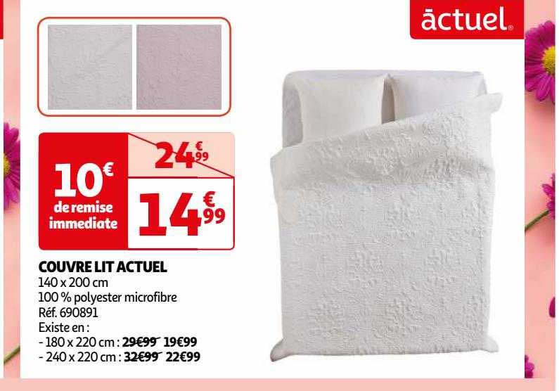 couvre lit actuel