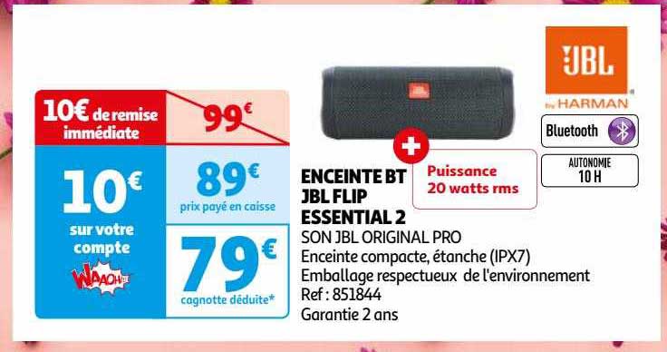 enceinte bt jbl flip essential 2