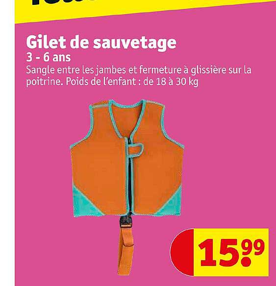 gilet de sauvetage