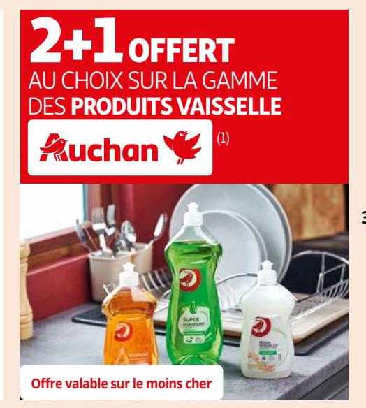 La Gamme Des Produits Vaisselle Auchan