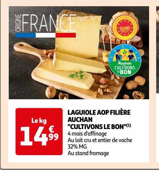 laguiole aop filière auchan "cultivons le bon"