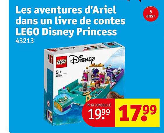 les aventures d'ariel dans un livre de contes lego disney princess