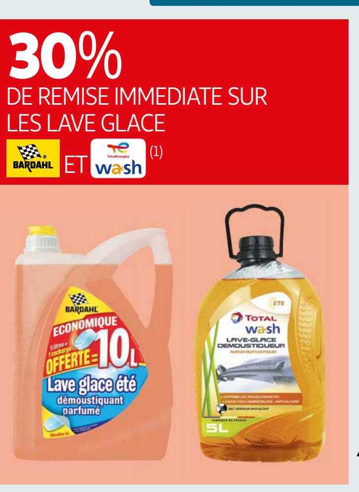 les lave glace bardahl et wash
