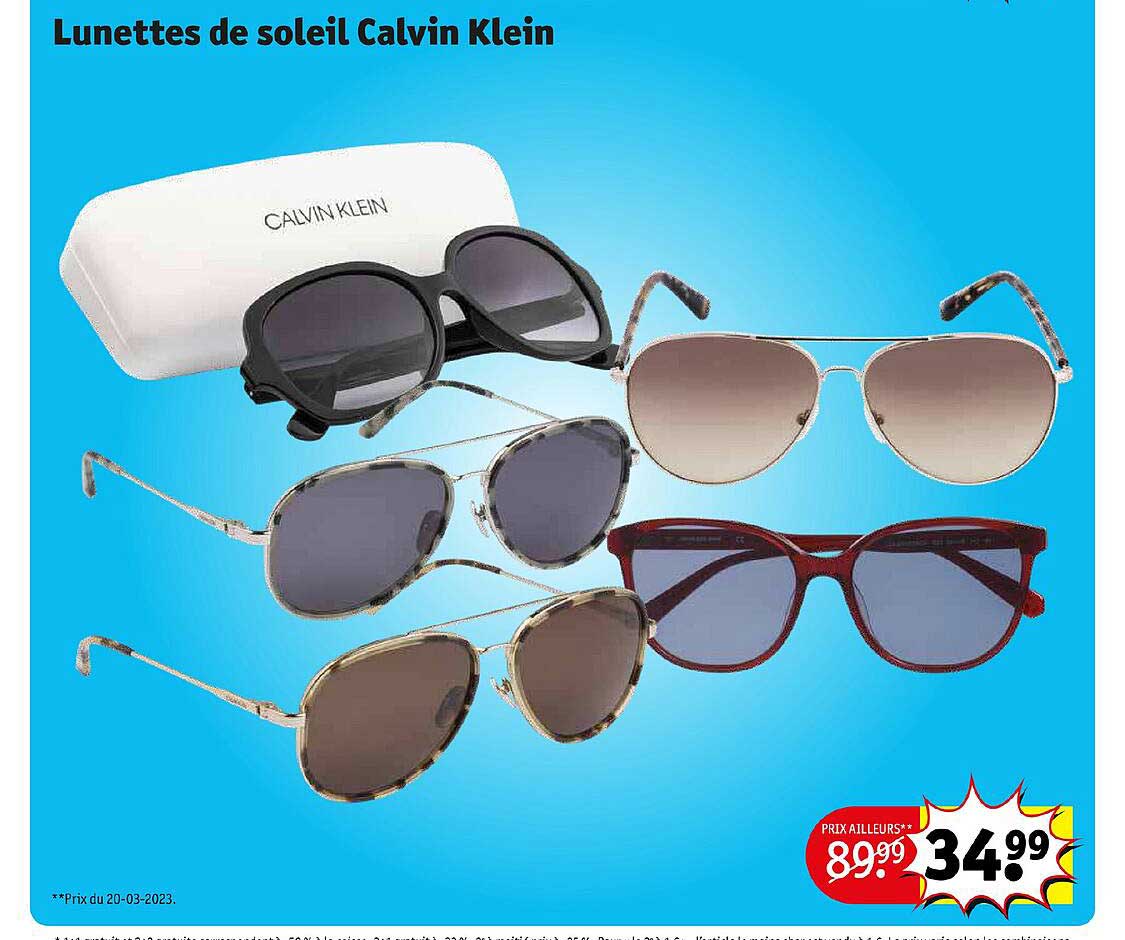 lunettes de soleil calvin klein