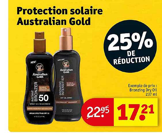 Protection Solaire Australian Gold