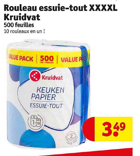 rouleau essuie-tout xxxxl kruidvat