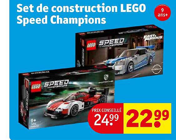 set de construction lego speed champions