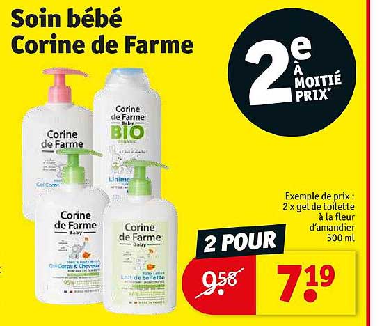 soin bébé corine de farme