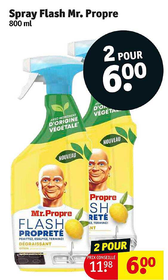 spray flash mr. propre