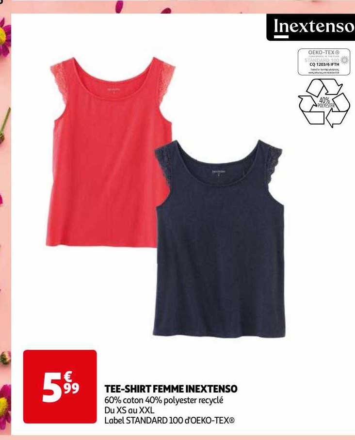 tee-shirt femme inextenso