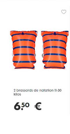 2 brassards de natation 11-30 kilos