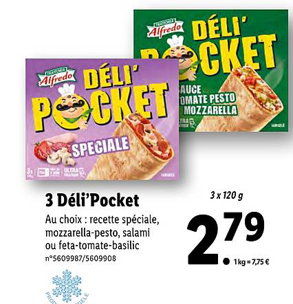 3 Déli'pocket