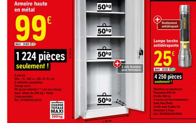 Armoire Haute En Métal