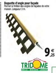 Baguette D'angle Pour Façade