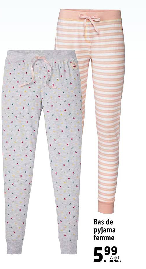 Bas De Pyjama Femme