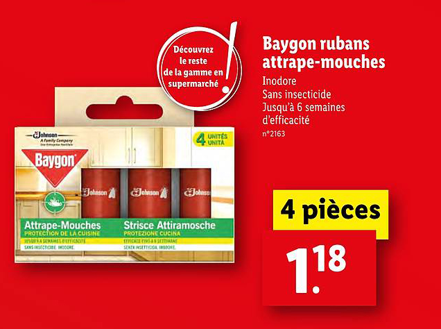 baygon rubans attrape mouches