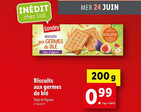 biscuits aux germes de blé