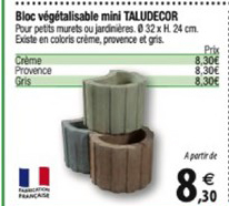 bloc végétalisable mini taludecor