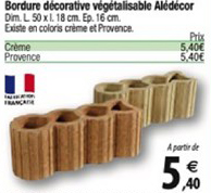 Bordure Décorative Végétalisable Alédécor
