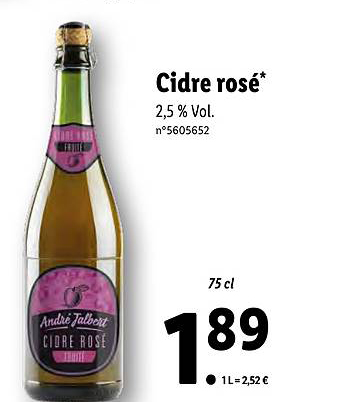 Cidre Rosé