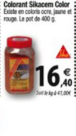 colorant sikacem color