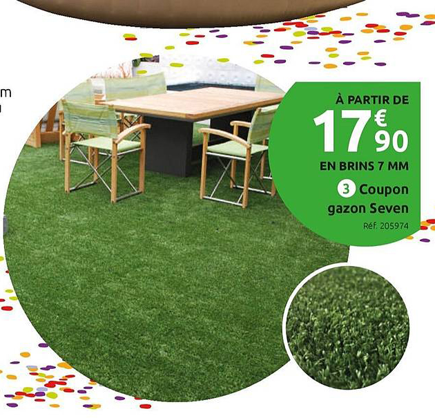 coupon gazon seven